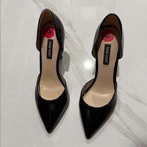Nine West Black Patent Heels